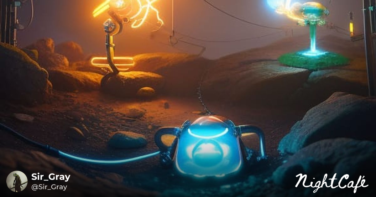 Biomechanical Clockwork Cyborg Frog in Cyberpunk S... - AI Art