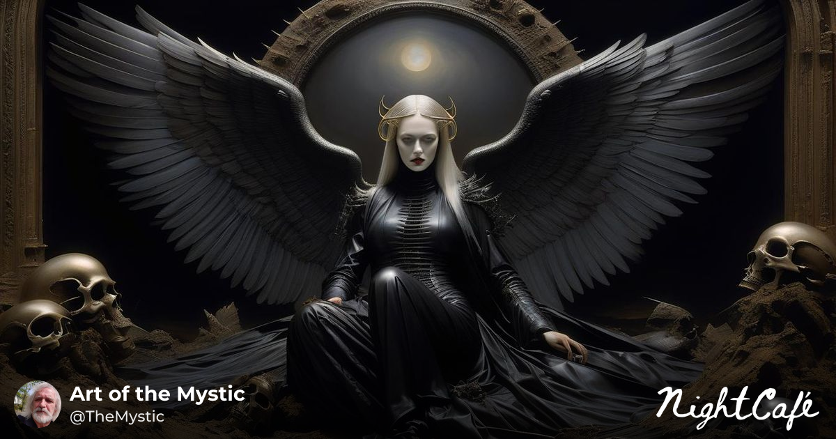 PORTRAIT OF A FALLEN ANGEL 12-a - Fallen Angel in Post-Apoca...