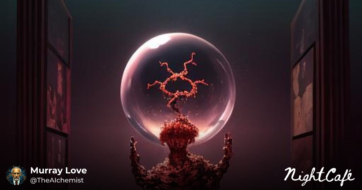 Distorted Humanoid Figure in Expressionistic Style - AI Art