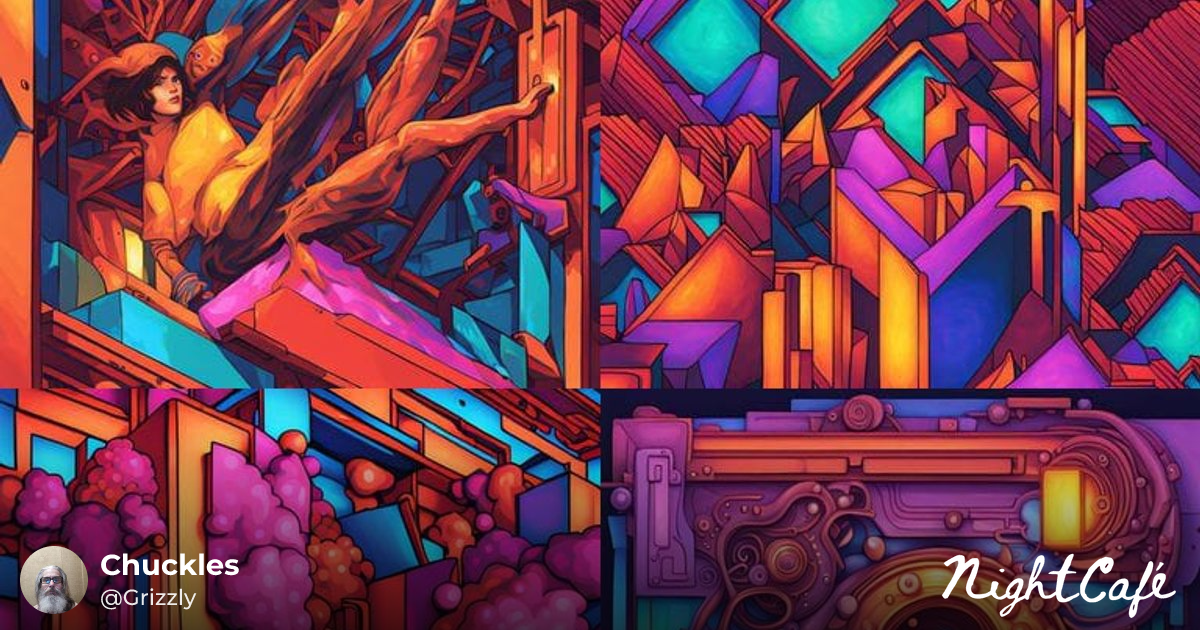 Extrapolate and Illustrate Four Distinct Different... - AI Art