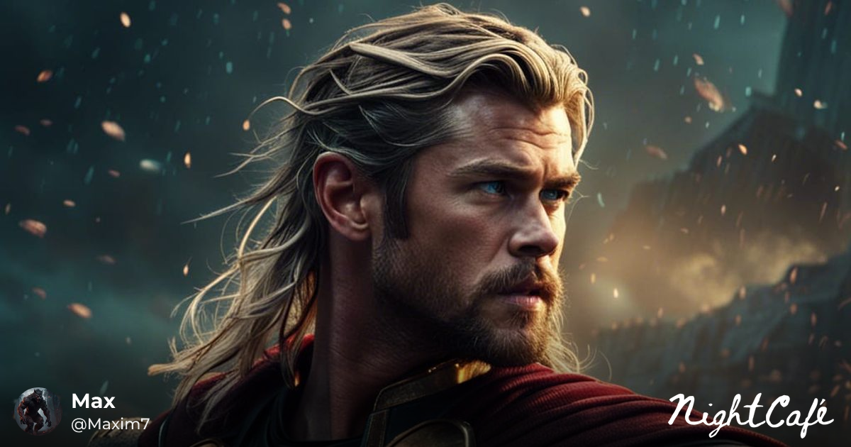 Thor - Thor Battles on Earth: Detailed Digital Art