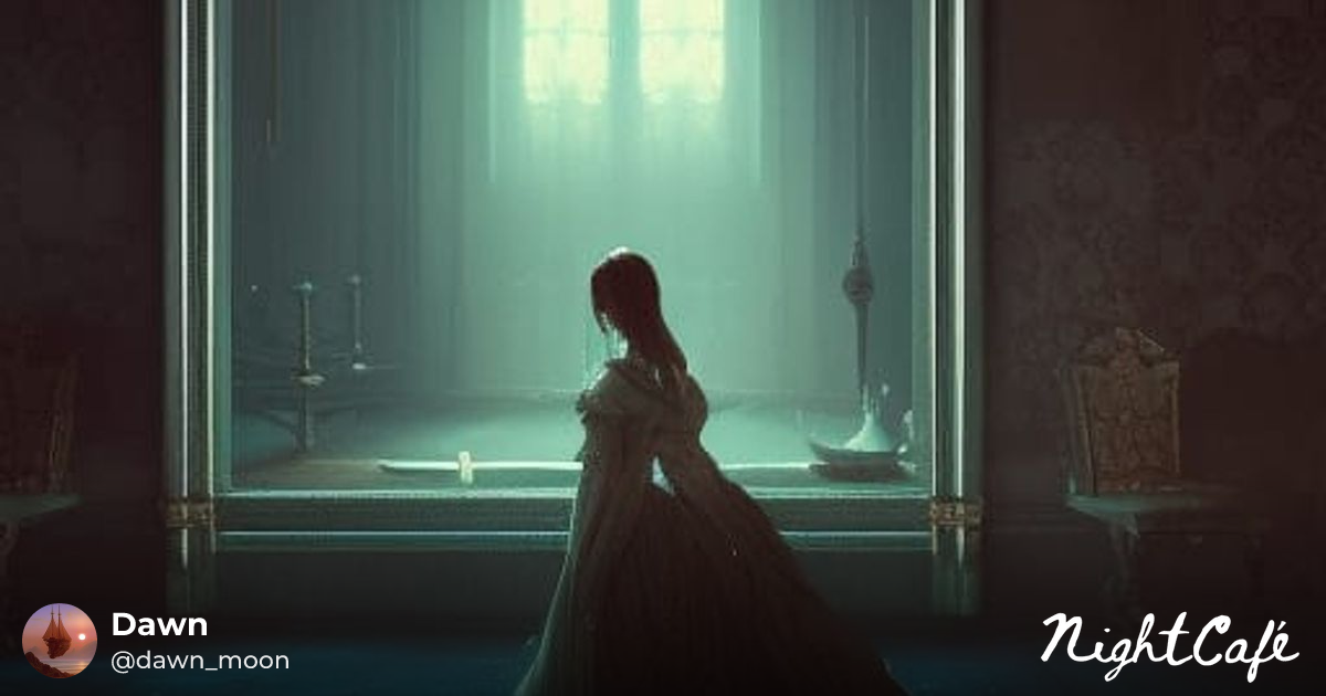 a lonely vampire with no reflection in the mirror