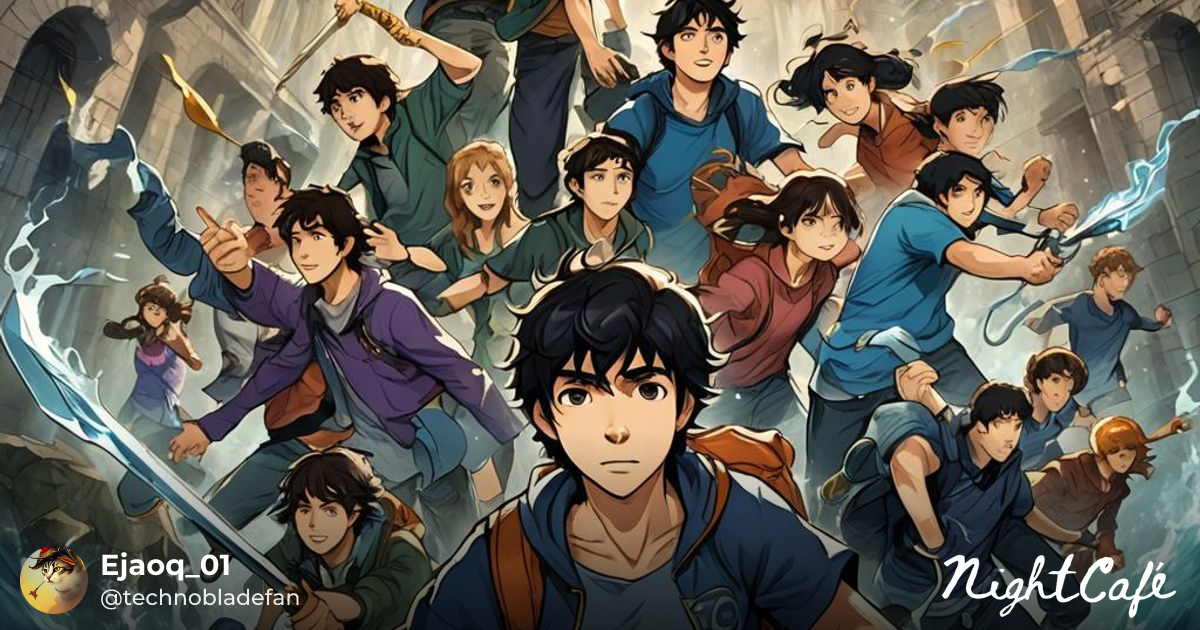 Percy Jackson - Percy Jackson in Anime Style Key Visual