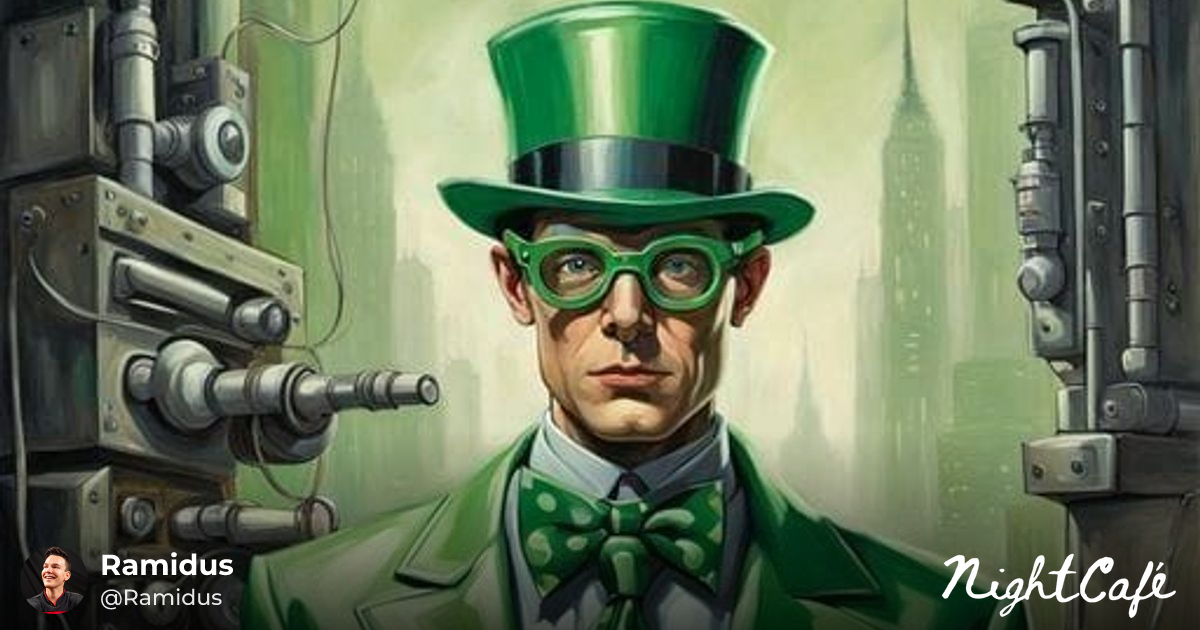 Mildly Cyborg Riddler - The Riddler as Robot in Impressioni...