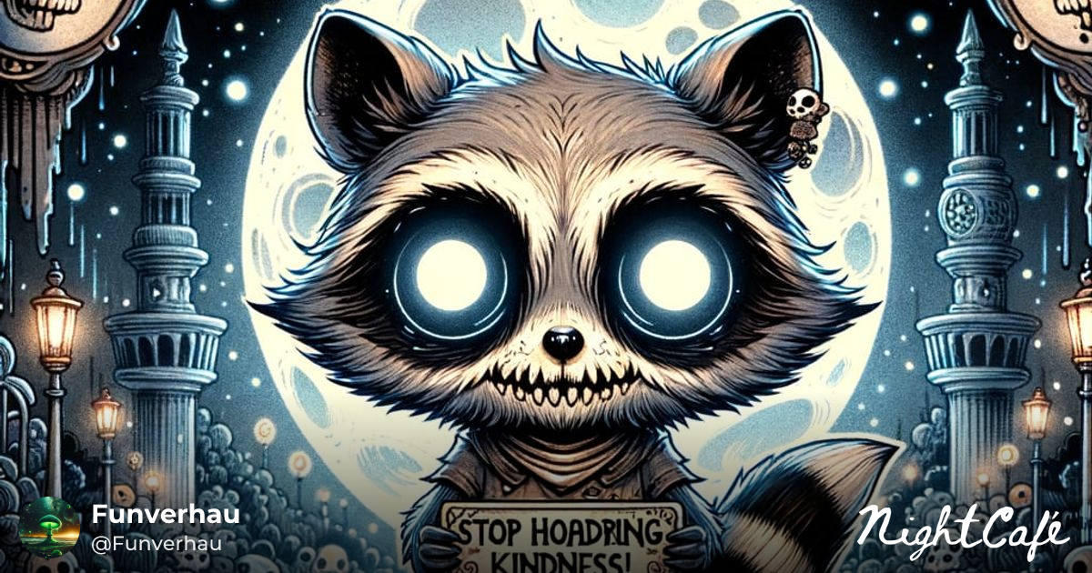 Raging Racoons - Hoarding Kindness - Undead Raccoon Message ...
