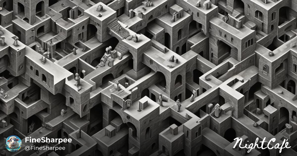 Impossible City’s Nod to Escher - Surreal Impossible Object ...