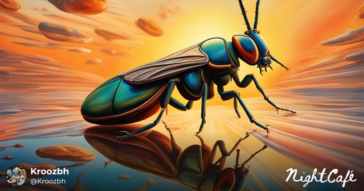 Insect's Surreal World: A Salvador Dali Inspired P... - AI Art