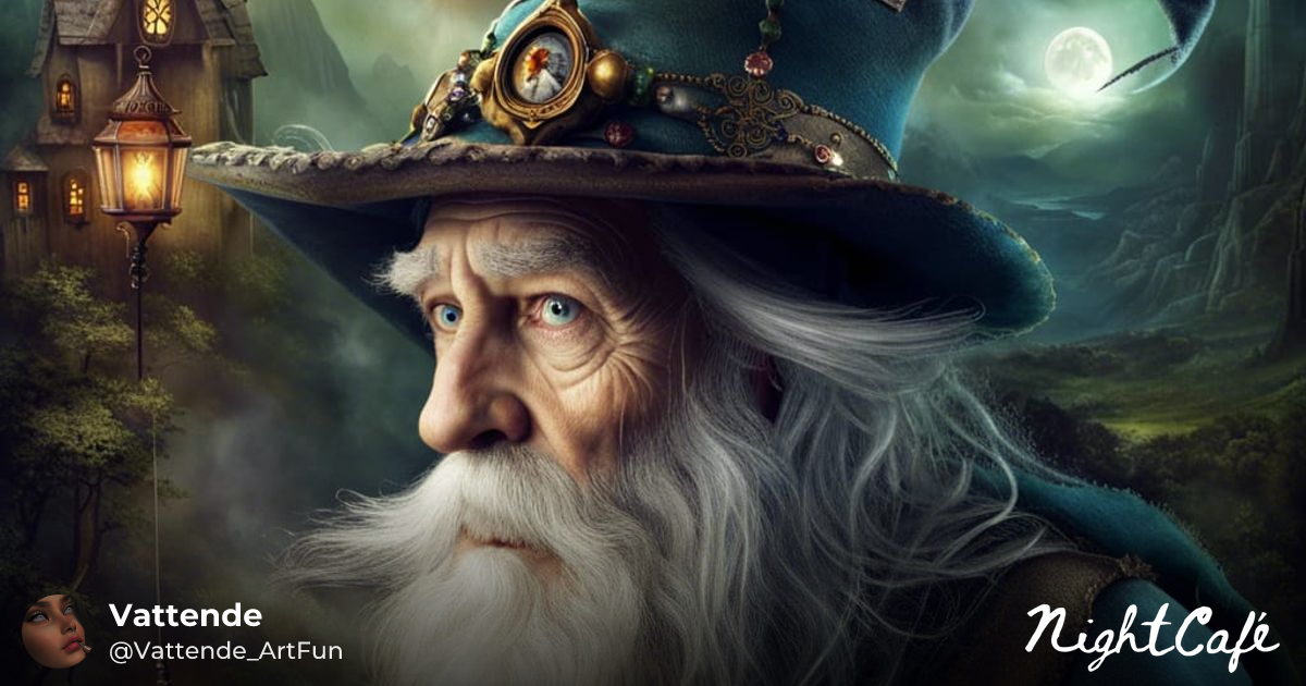 perplex wizard - Old Wizard in Storybook Style by Jansson