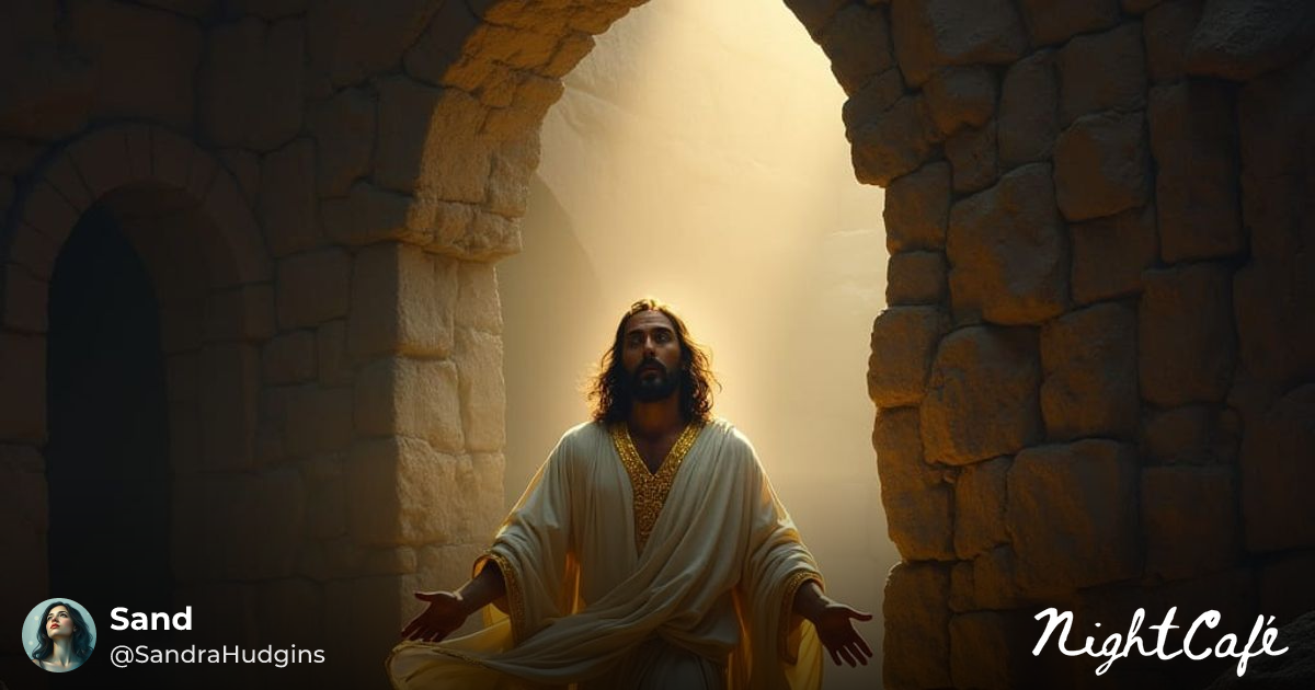 Jesus rising from the tomb light - Christ Rises from the To...