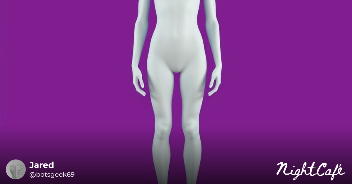 Androgynous Figure in Electric Magenta Studio Sett... - AI Art