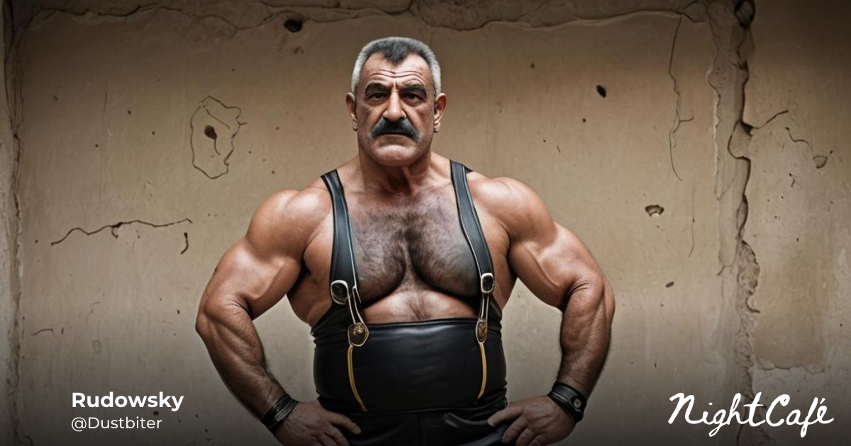 Victorious Syrian Wrestler in Photography Style - AI Art