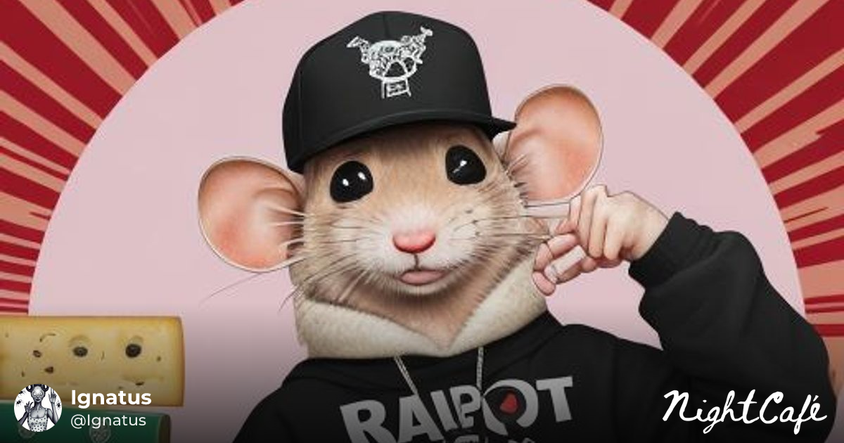 rap rat say cheese - Rapping Rat Poses for a Photo