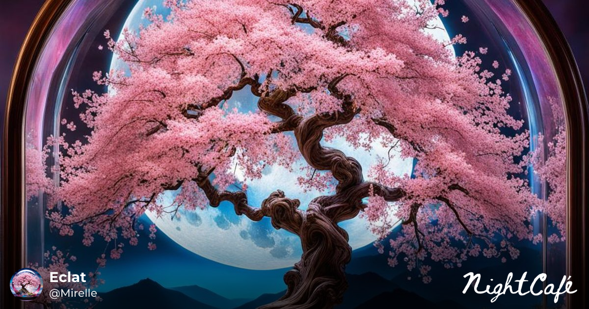 Cherry blossom moonlight Cherry blossom moonlight