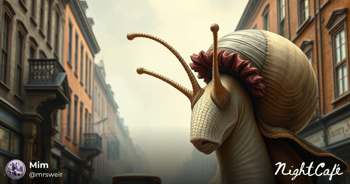 Victorian Snail and Steampunk Car: Arthur Rackham ... - AI Art