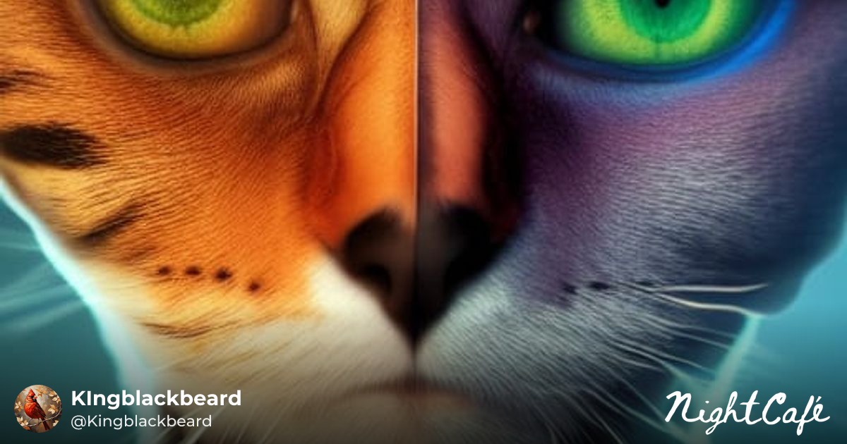 The humancat - Realistic Human-Cat Hybrid in Detailed Matte...