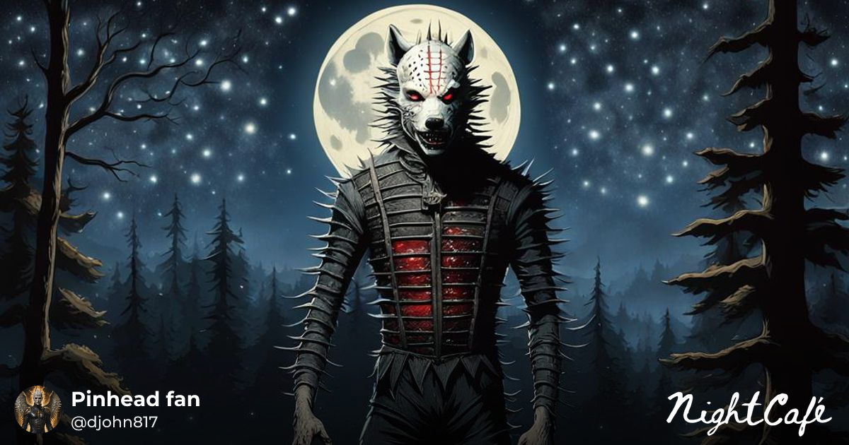 Realistic Pinhead, from the Hellraiser movies, mus... - AI Art