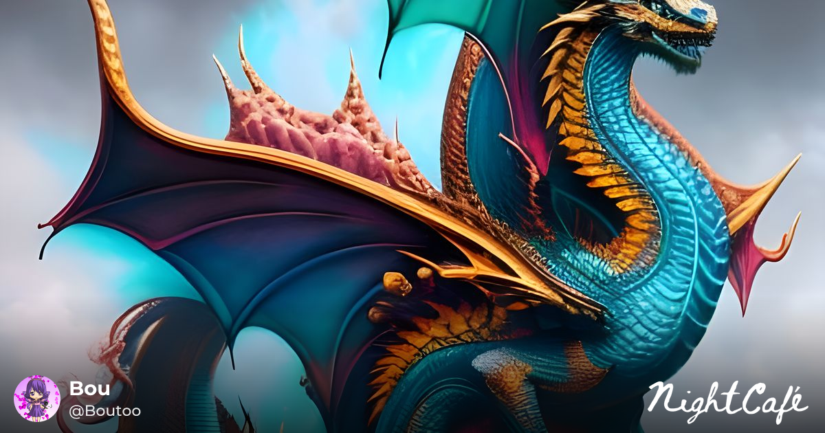 Time to GROOOOOVE - Crystallized Dragon in Calligraphy Ink P...