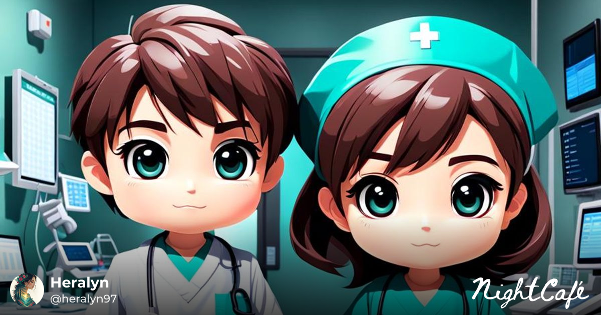Chibi Boy and Girl work as Surgeon at Hospital Emergency Room