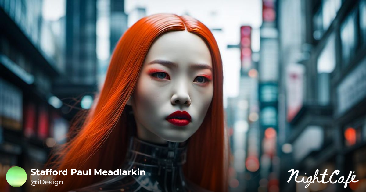 Superior Superenyo - Translucent Ghost Woman in Cyberpunk Hi...